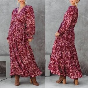 NWT - Fate Floral Maxi Dress - XL